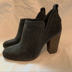 Vince Camuto Grey Suede Booties